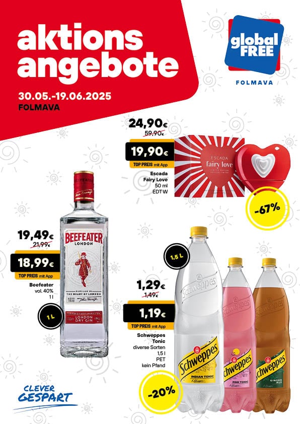 Global Free Shop Aktions Angebote