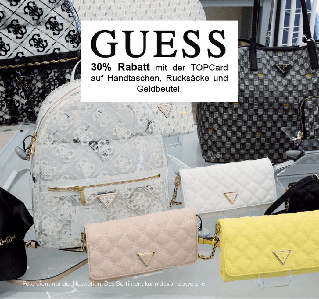 Guess  sleva 30 % - sleva na značkové módní doplňky